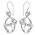 D'Joy Bali Legacy Dragonfly Earrings in Sterling Silver 4.49 Grams - Sticky add to cart bar