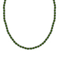 Chrome Diopside 19.75 ctw Necklace in Rhodium Over Sterling Silver 18 Inches - Sticky add to cart bar