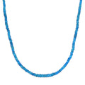 Malgache Neon Apatite Beaded 44.25 ctw Necklace 18 Inches in Rhodium Over Sterling Silver - Sticky add to cart bar