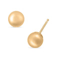 Ball Stud 8mm Earrings in 14K Yellow Gold - Sticky add to cart bar
