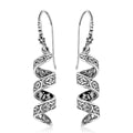 TLV Bali Legacy Sterling Silver Milky Way Tulang Naga Earrings (5.70 g) - Sticky add to cart bar