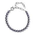 Terahertz (7-9mm) Dog Collars (8-12 Inches) (Size XS) in Silvertone 87.00 ctw - Sticky add to cart bar
