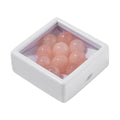 Set of 10pcs Marropino Morganite 8-9mm Beads 50.00 ctw - Sticky add to cart bar