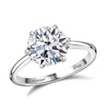 IGI Certified 950 Platinum Luxuriant Lab Grown Diamond (G, VS2) Solitaire Ring (Size 10.0) (4.25 g) 3.00 ctw - Sticky add to cart bar