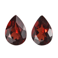 AA Mozambique Garnet Set of 2 (Pear 7x5 mm) 1.53 ctw