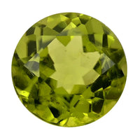 AAA Peridot (Rnd 8 mm) 1.25 ctw