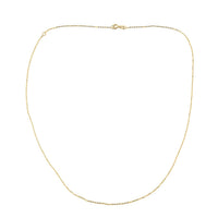 Cable Chain Necklace in 18K Yellow Gold 18 Inches