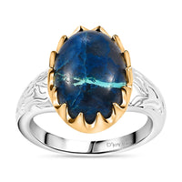 Table Mountain Shadowkite Mystic Forest Ring in 14K YG Over and Sterling Silver (Size 7.0) 6.50 ctw