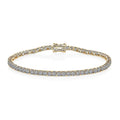 Luxuriant Lab Grown Diamond Bracelet in 18K Vermeil YG Over Sterling Silver (7.25 In) 5.00 ctw - Sticky add to cart bar