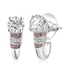 Moissanite & Pink Sapphire