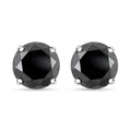Black Diamond 1.00 ctw Stud Earrings in 10K White Gold - Sticky add to cart bar