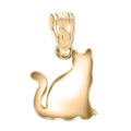 Cat Pendant in 10K Yellow Gold 0.60 Grams - Sticky add to cart bar
