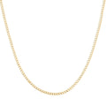 Cuban Chain Necklace in 14K Yellow Gold 22 Inches 2 Grams - Sticky add to cart bar
