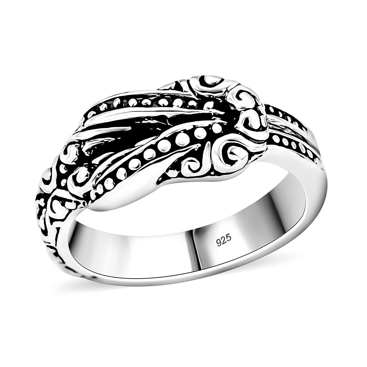 Bali Legacy Borobudur Ring in Sterling Silver 5.85 Grams