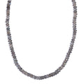 Malagasy Labradorite 380.00 ctw Necklace 18 Inches in Rhodium Over Sterling Silver - Sticky add to cart bar
