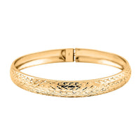 One Time Only Sterling Silver Bangle Bracelet (7.75 In) (5.40 g)