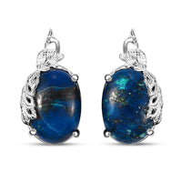 D'Joy Table Mountain Shadowkite 13.00 ctw Peacock Earrings in Sterling Silver
