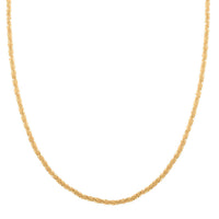 Roc Chain Necklace in 14K Yellow Gold Over Sterling Silver 5.80 Grams 20 Inches