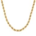 5mm Diamond-cut Rope Chain Necklace in 10K Yellow Gold 11 Grams 30 Inches - Sticky add to cart bar