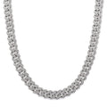 J Francis Embellished with Crystal by Swarovski Necklace (20 Inches) in Silvertone - Sticky add to cart bar