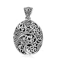 Bali Legacy Filigree Pendant without Chain in Sterling Silver 6 Grams - Sticky add to cart bar
