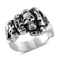 Skull Sentinel Ring in Stainless Steel (Size 10.0) - Sticky add to cart bar