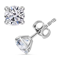 NY Closeout Luxuriant Lab Grown Diamond G VS 1.60 ctw Earrings in 14K White Gold