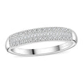 Diamond Band Ring in Rhodium Over Sterling Silver (Size 10.0) 0.20 ctw - Sticky add to cart bar