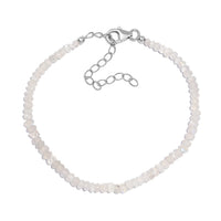 Rainbow Moonstone 15.00 ctw Bracelet in Platinum Over Sterling Silver (7.25-9.25In)