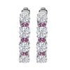 Moissanite & Pink Sapphire