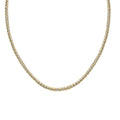 3mm Ice Chain Necklace in 10K Yellow and White Gold 20 Inches 15.20 Grams - Sticky add to cart bar