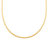 Italian 1.80mm Franco Necklace in 10K Yellow Gold 3.10 Grams 18 Inches