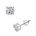 IGI Certified Luxuriant Lab Grown Diamond E-F VS 0.50 ctw Solitaire Stud Earrings in 14K White Gold (Del. in 10-15 Days) - Sticky add to cart bar