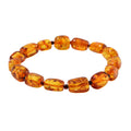Baltic Amber Nugget Stretch Bracelet - Sticky add to cart bar
