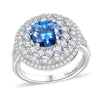 Blue Moissanite