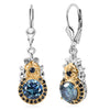 Blue Moissanite