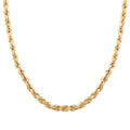 4.7mm Diamond-cut Rope Chain Necklace in 10K Yellow Gold 26 Inches 13.3 Grams - Sticky add to cart bar