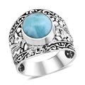 bali-legacy-natural-green-larimar-5.90-ctw-seahorse-ring-in-sterling-silver-size-10.0 - Sticky add to cart bar