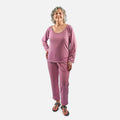Fig Colour Cozy, Comfy and Lazy Loungewear 2 Piece Set - M - Sticky add to cart bar