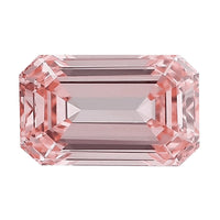 IGI Certified Luxuriant Lab Grown Pink Diamond (Emerald) (VS2) 3.00 ctw