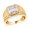 Yellow Gold Over Sterling Silver