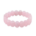 Galilea Rose Quartz 150.00 ctw Block Stretch Bracelet - Sticky add to cart bar