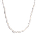 Rainbow Moonstone Beaded 53.00 ctw Necklace 20 Inches in Stainless Steel - Sticky add to cart bar