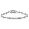 14K White Gold Luxuriant Lab Grown Diamond (E-F VS) Tennis Bracelet (6.50 In) (Del. in 10-15 Days) 3.00 ctw - Sticky add to cart bar