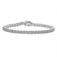 10K White Gold Luxuriant Lab Grown Diamond (E-F, VS) Tennis Bracelet (6.50 In) (Del. in 10-15 Days) 10.00 ctw