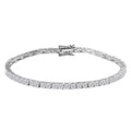 14K White Gold Luxuriant Lab Grown Diamond (E-F, VS) Tennis Bracelet (8.00 In) (Del. in 10-15 Days) 10.00 ctw - Sticky add to cart bar