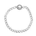Wave Loop Necklace in Sterling Silver 20 Inches 49.45 Grams - Sticky add to cart bar
