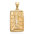 18K Yellow Gold Over Sterling Silver Fancy Pendant 2.05 Grams - Sticky add to cart bar