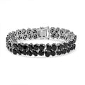 Ever True Thai Black Spinel 61.20 ctw Fancy Bracelet in Platinum Bond (7.25 In) - Sticky add to cart bar