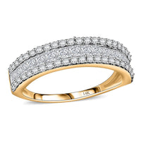 14K White Gold Diamond Ring (Size 10.0) 1.00 ctw